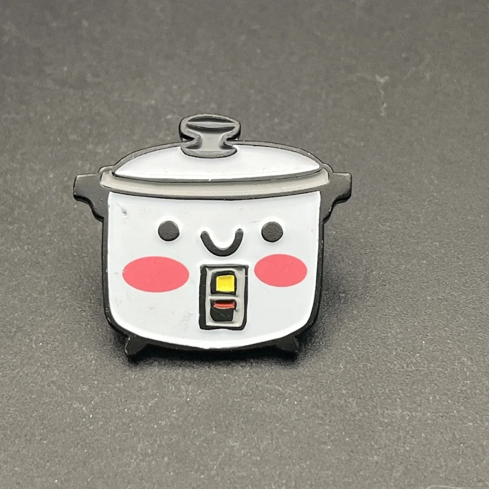 Rice‎ Cooker Cute Cartoon Lapel Hat Pin